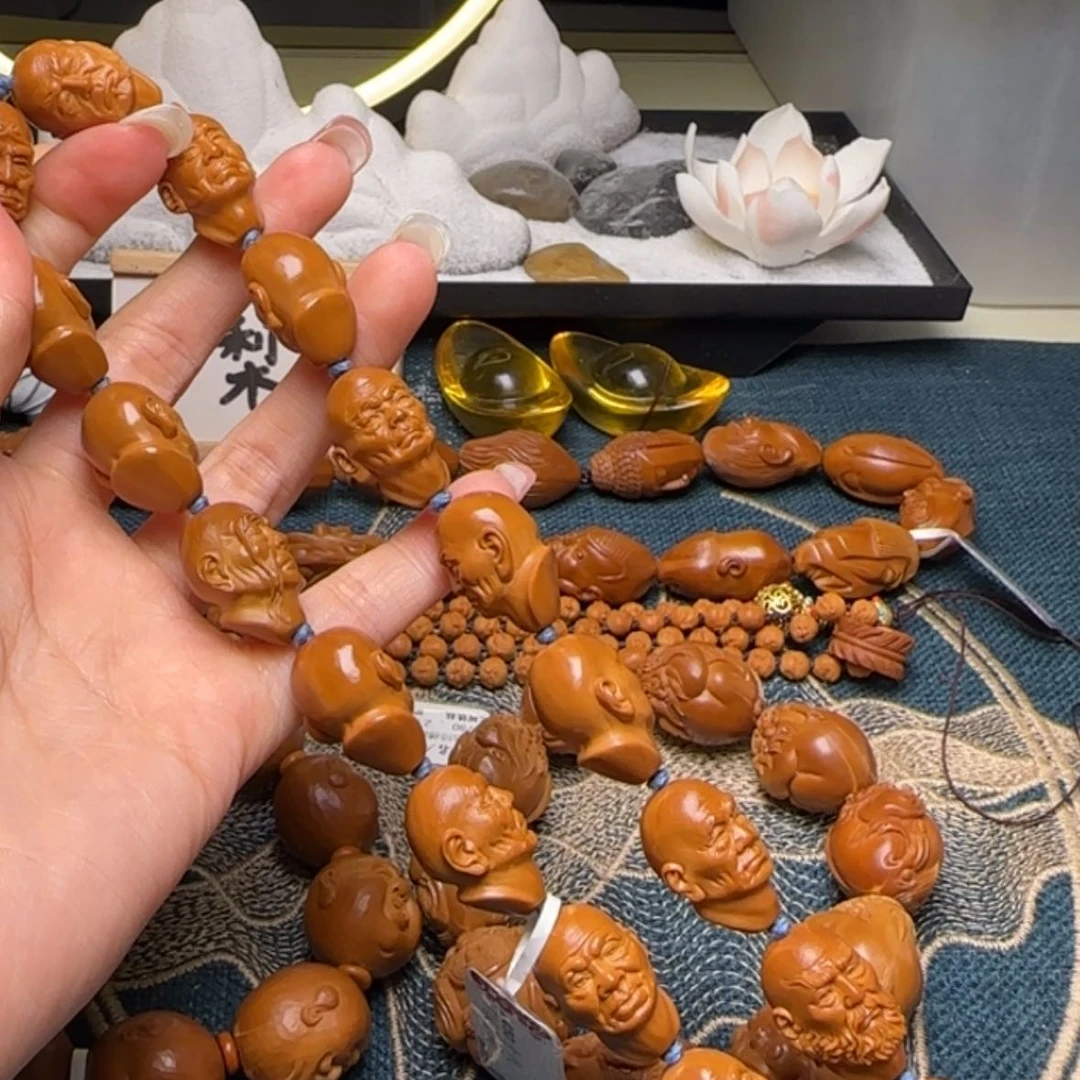 【闪购商品】橄榄核手串十八罗汉