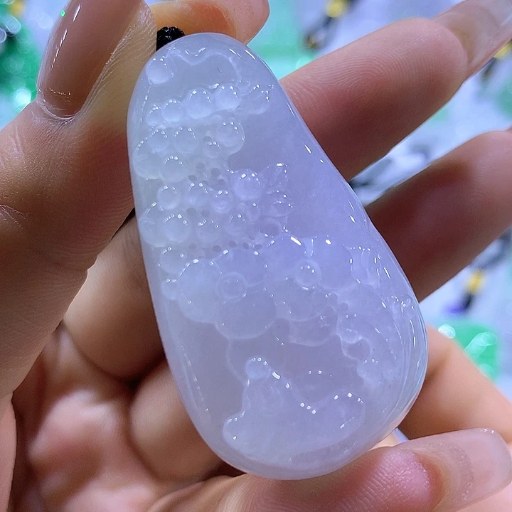 翡翠未镶嵌颈饰天然翡翠A货吊坠