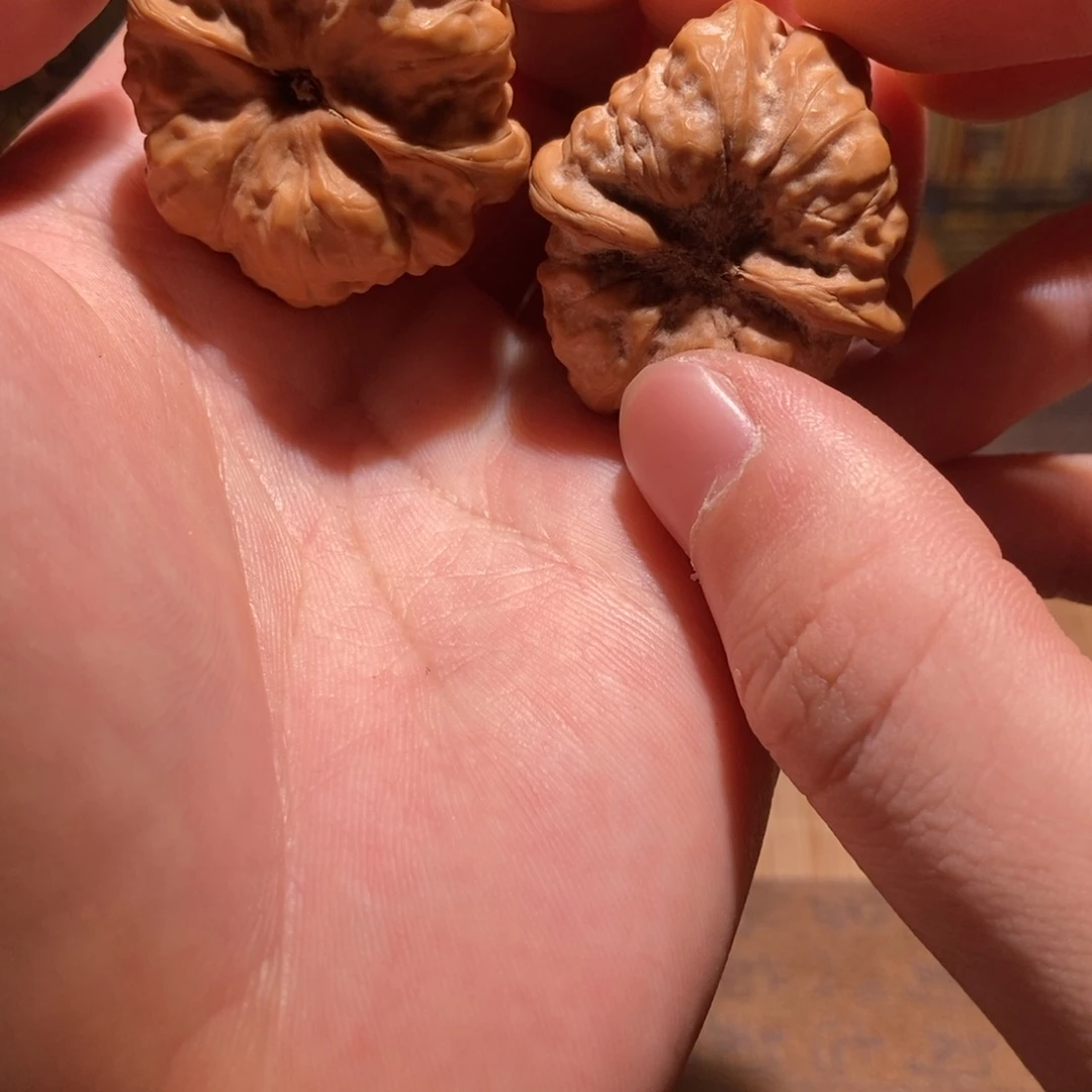 阿***星文玩核桃吊坠蛤蟆头D28