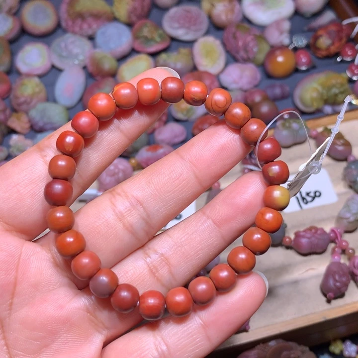 玛瑙/玉髓未镶嵌手链盐源玛瑙