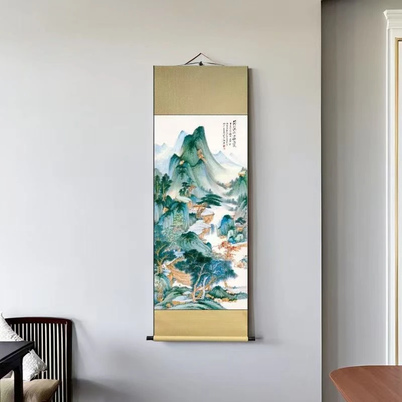 中式水墨国画风卷轴画29-8
