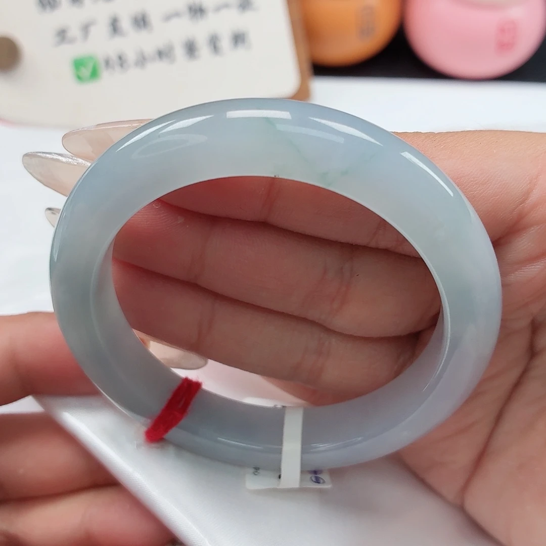 研***生翡翠手镯未镶嵌53