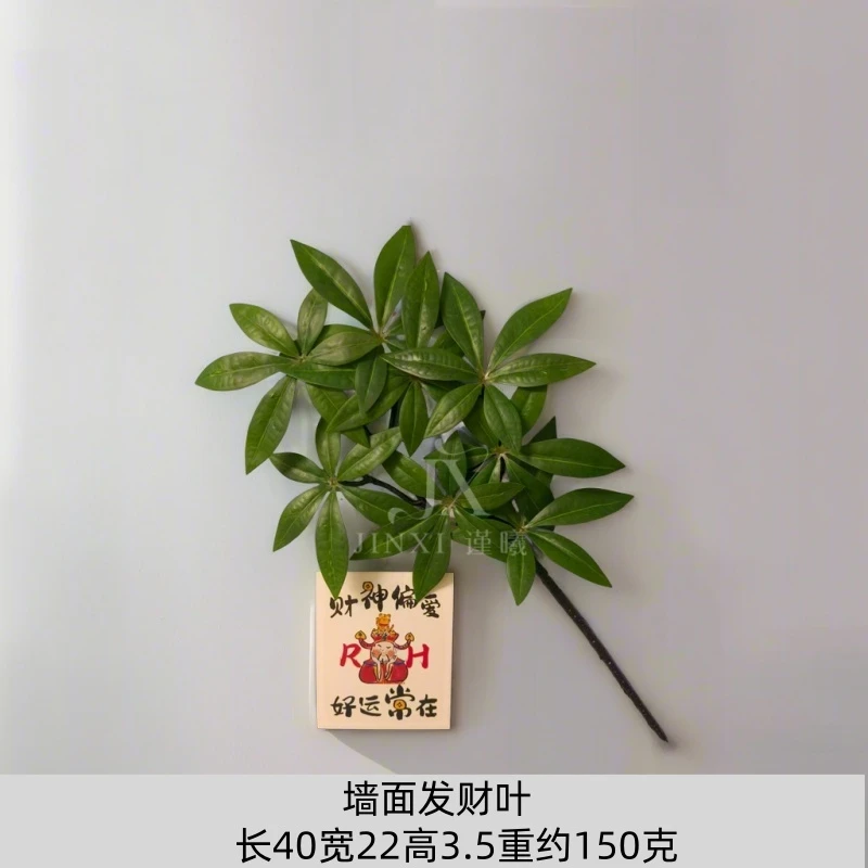 发财树小盆栽室内招财植物摆件中式禅意客厅办公室桌面盆景绿植