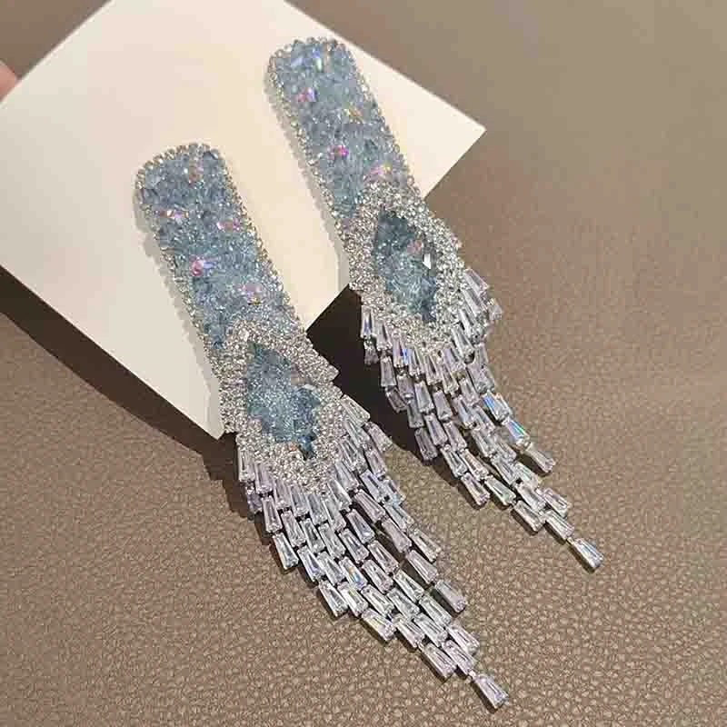 韩国水钻镶嵌流苏侧边夹女2025新款高端刘海夹少女bb夹后脑勺发夹