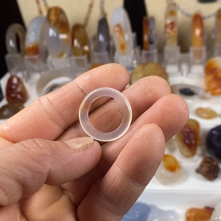 玛瑙/玉髓合金颈饰