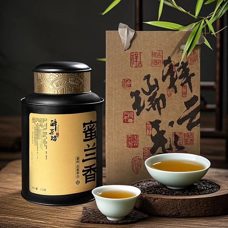 正宗凤凰单丛蜜兰香凤凰单枞茶叶高山春茶特级乌龙茶礼盒罐装250g