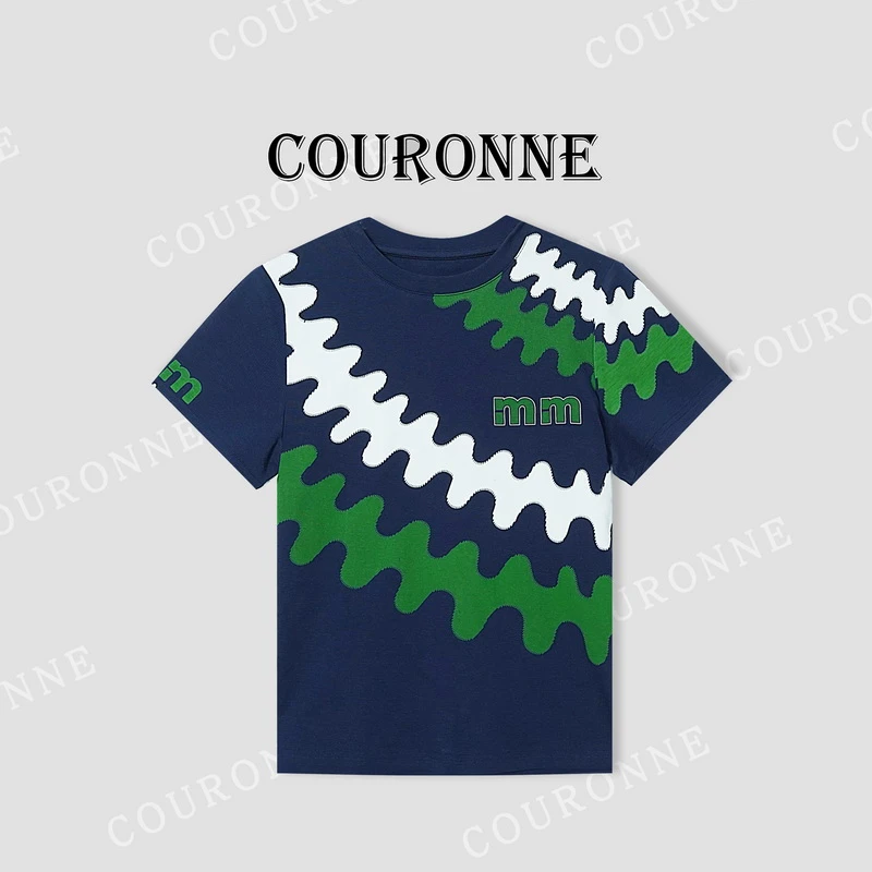 【桐桐】-潮牌设计感潮酷修身显瘦百搭圆领打底上衣31656