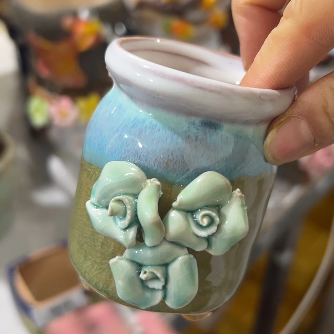 满20米秒退拉黑花盆