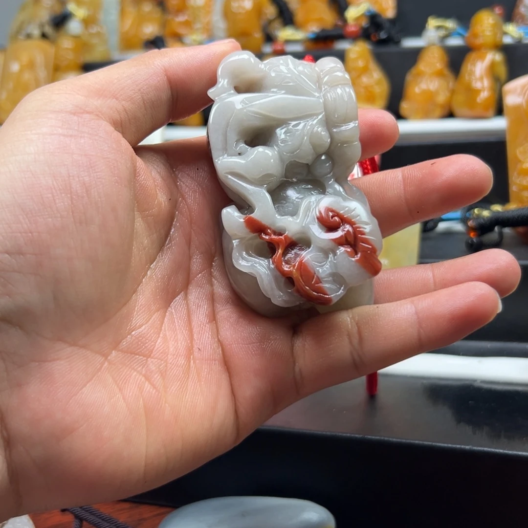 石英质玉（黄龙玉）未镶嵌黄龙玉