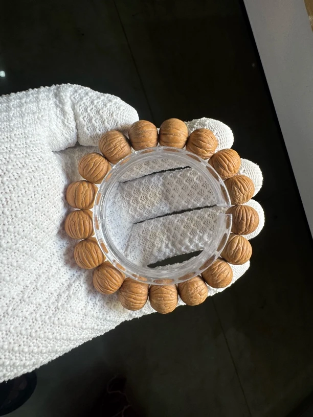 道一出品原皮原色土豪猴头手串高油性高密度文玩手串