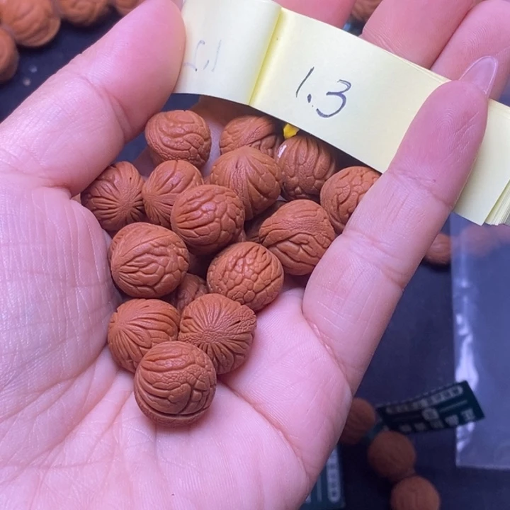 秦岭龙纹桃核18颗