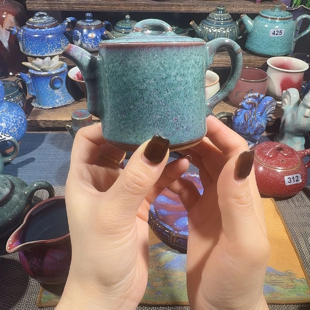 微瑕茗欣钧窑高温钧瓷