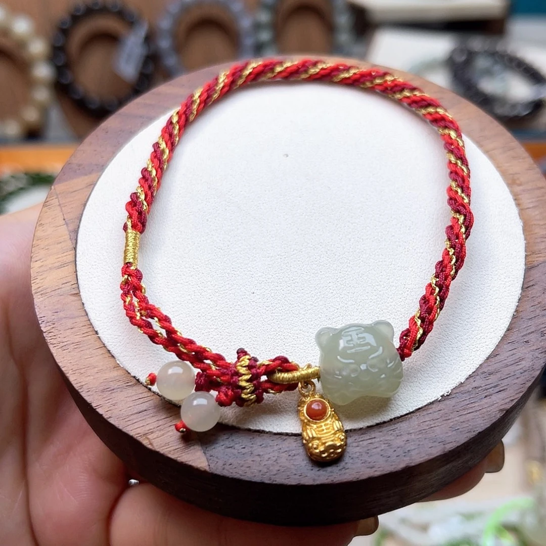 和田玉未镶嵌手串A2