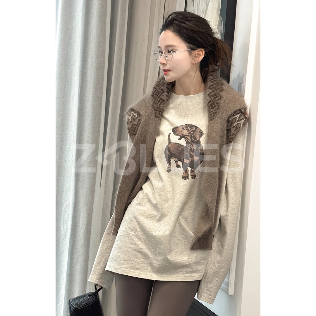 Z.blues【爱的具象】趣味狗定制特种棉四级多穿长袖上衣YZIII372Y