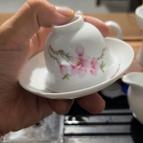 碗手绘杯一套陶瓷陶瓷