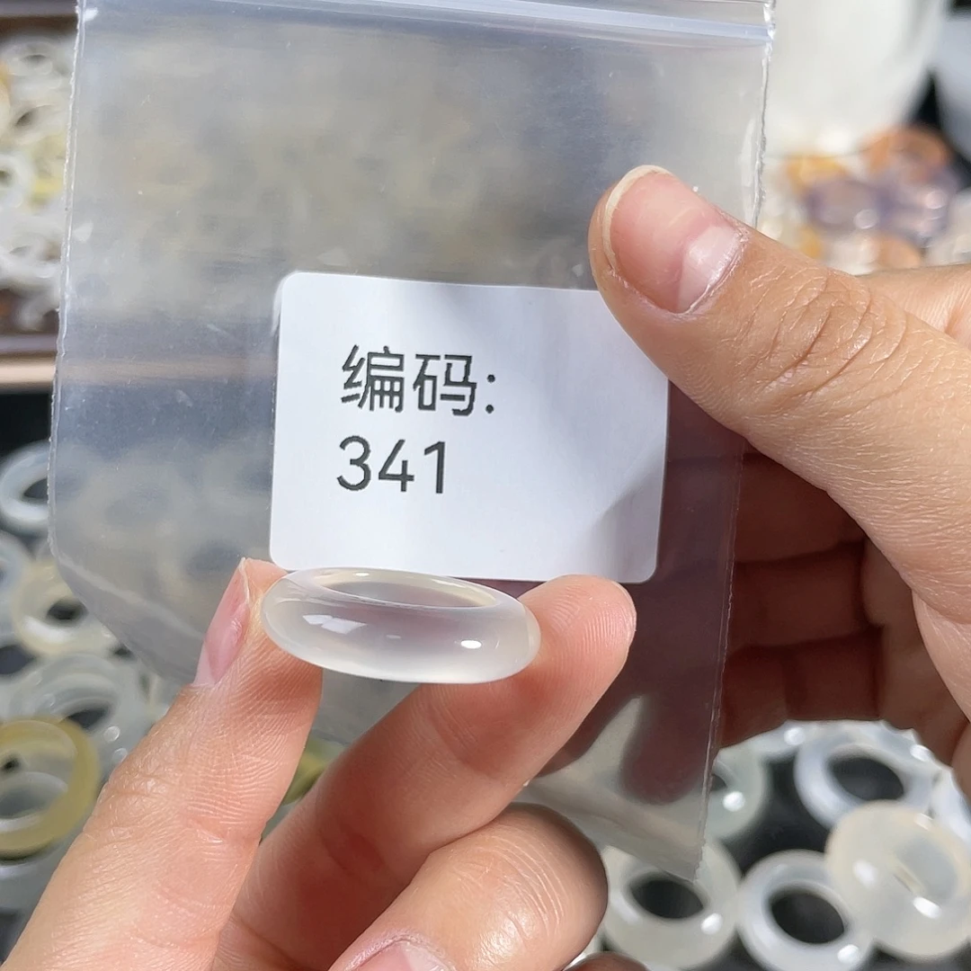 玛瑙/玉髓未镶嵌戒指341港12