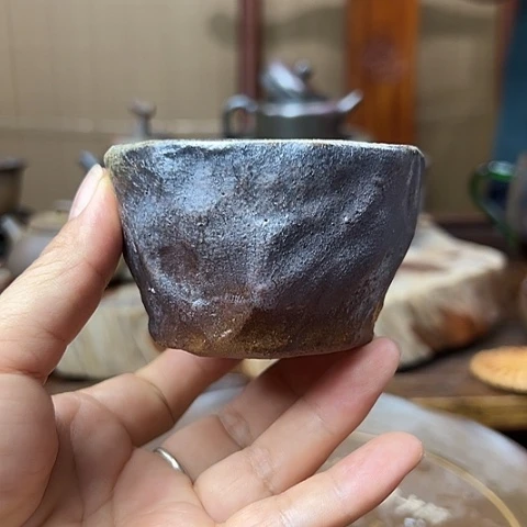 戬谷龙窑柴烧茶杯99