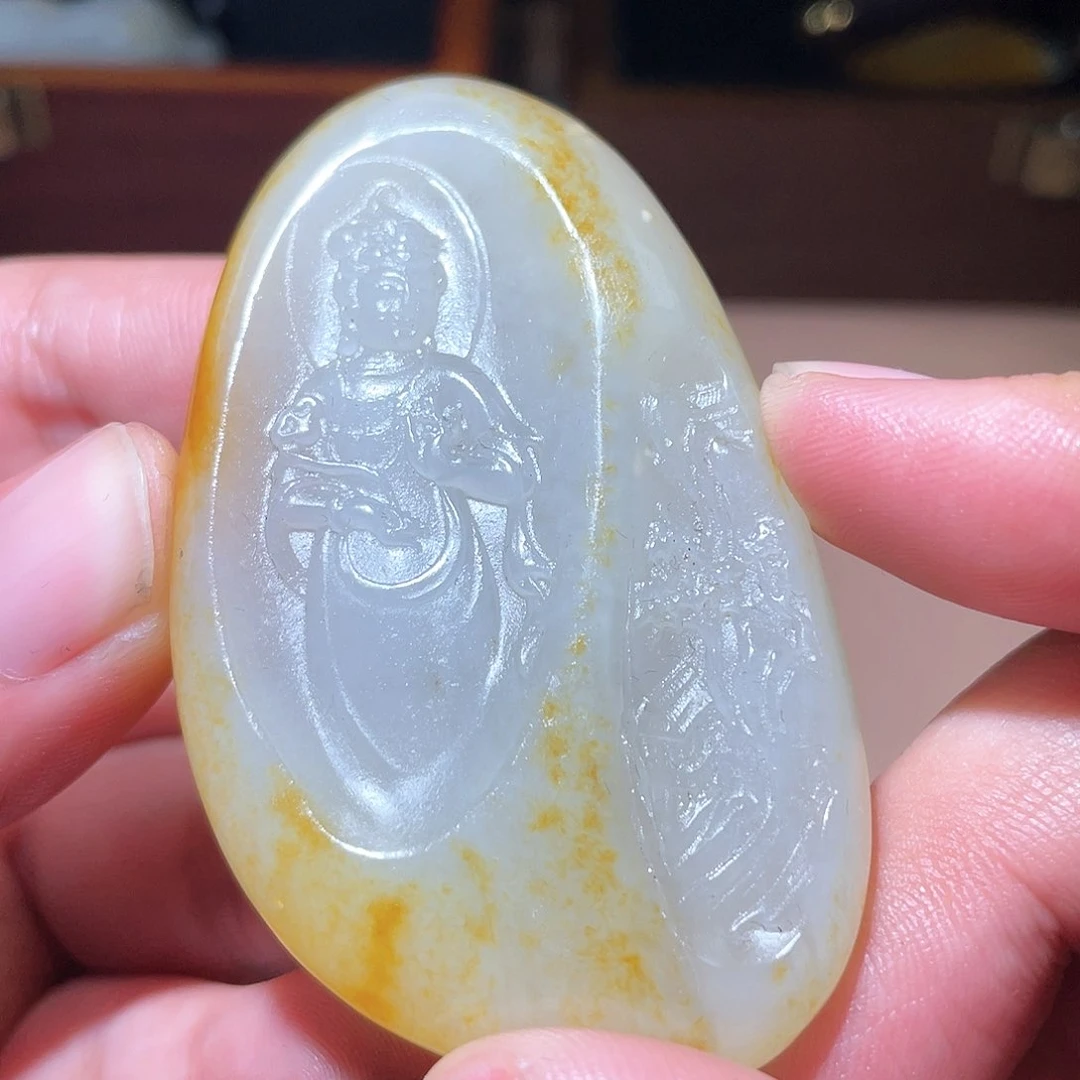 和田玉颈饰未镶嵌A7