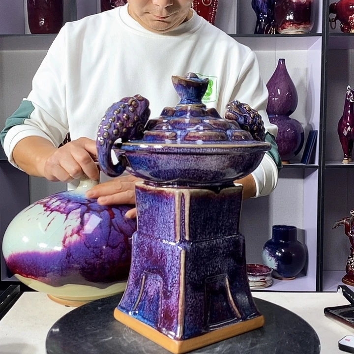 瓷片中国神垕精品钧瓷
