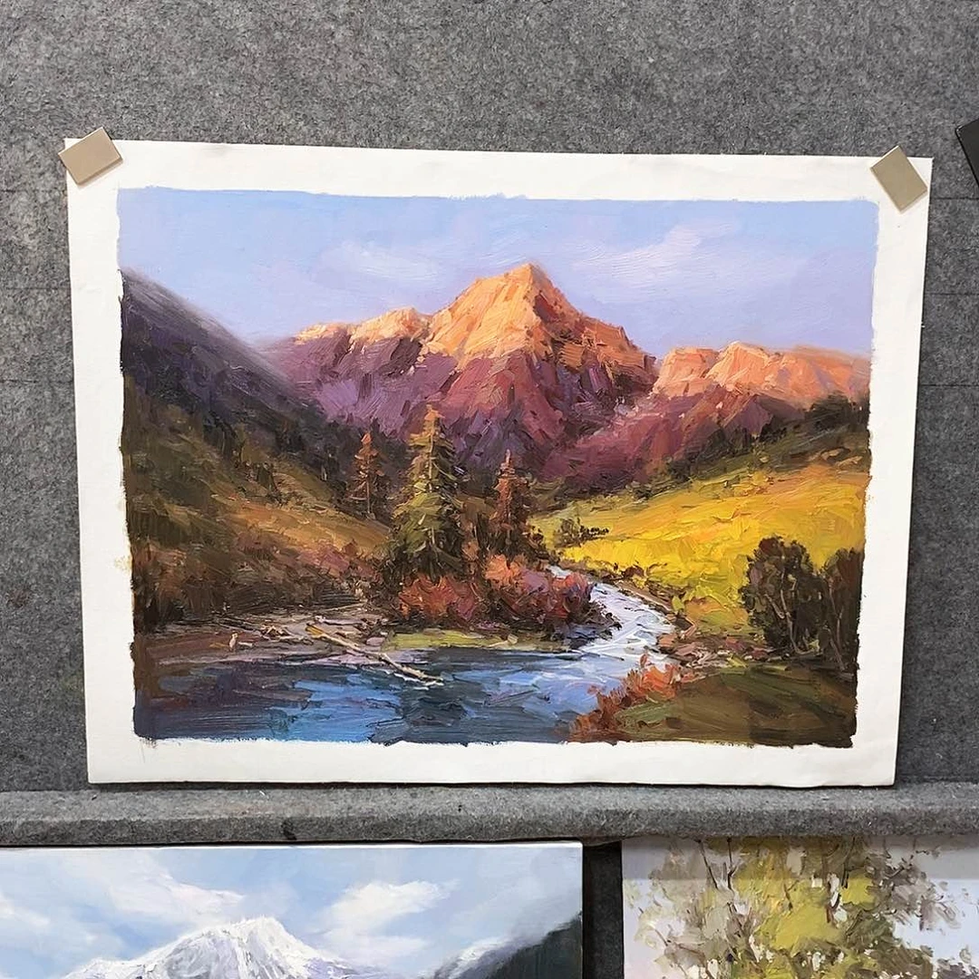 油画风景油画作品