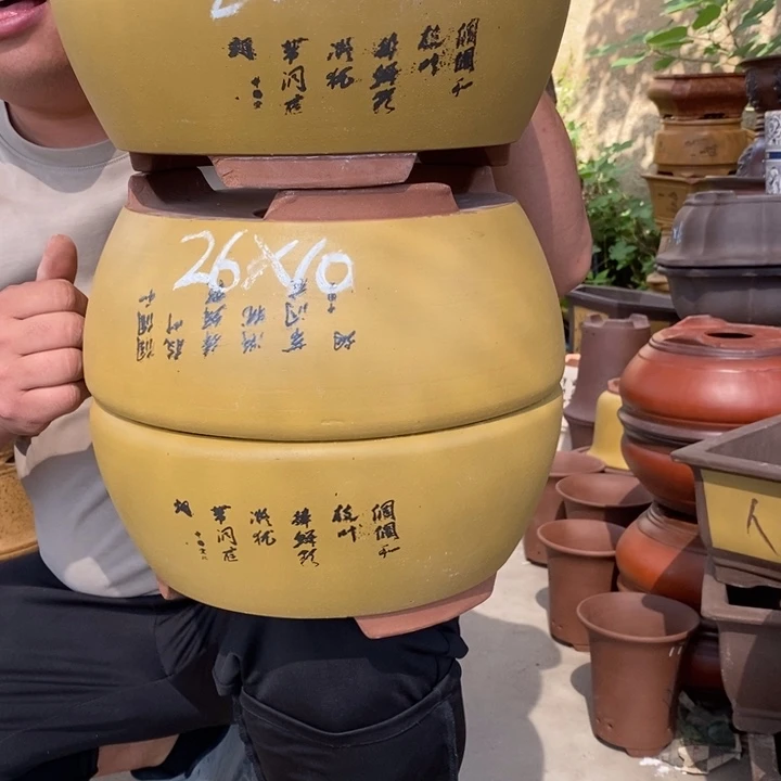 紫砂花盆紫砂茶具礼盒套装女夏