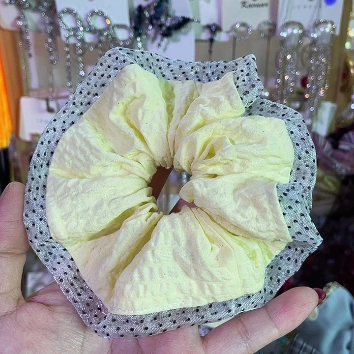 布艺非金属小发圈