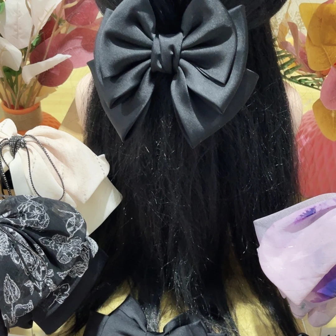 铁合金布艺蝴蝶结发夹