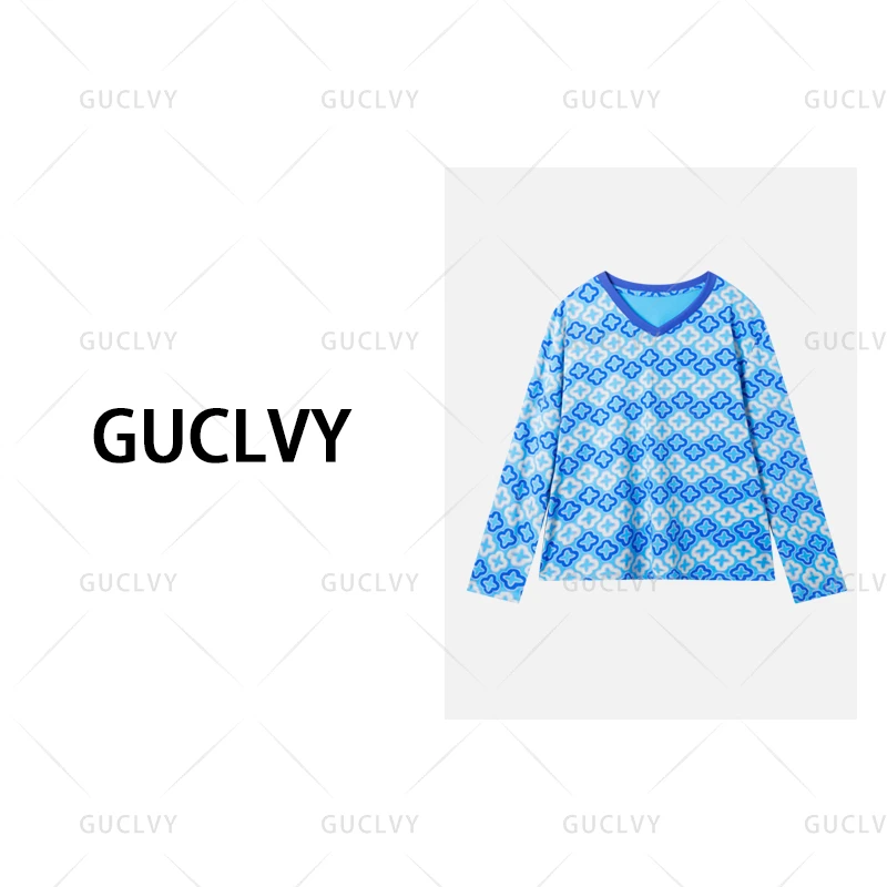 QJGAODING-春秋装时尚轻奢宽松长袖T恤【1205】