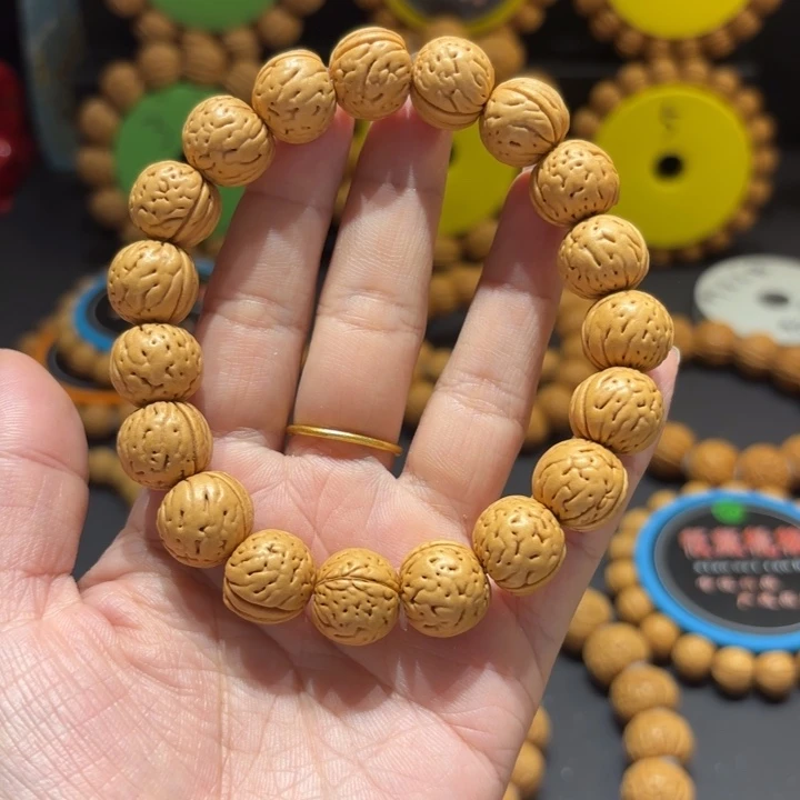 精品桃核手串金丹15尺寸