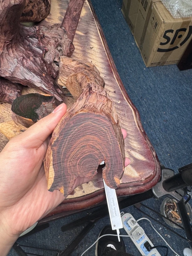 海南黄花梨紫彩原料