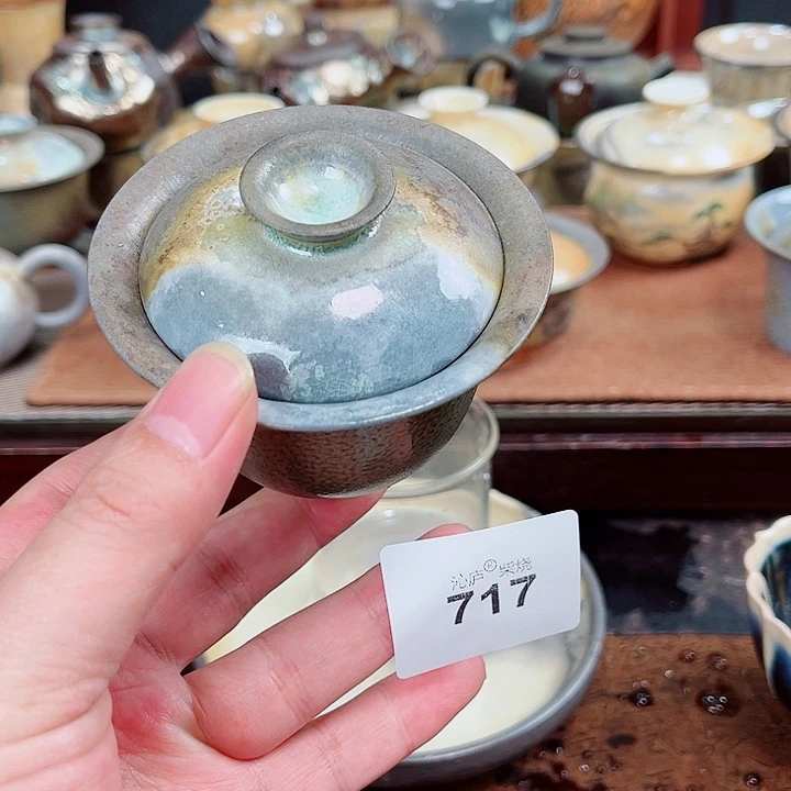 沁庐柴窑古法柴烧全手工茶具