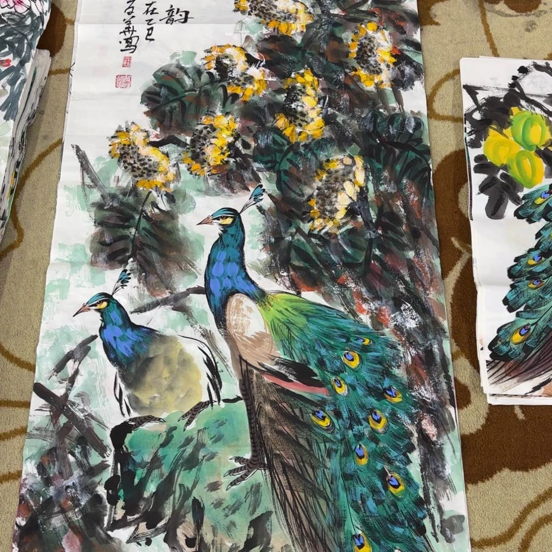 国画王孝华李欣主播