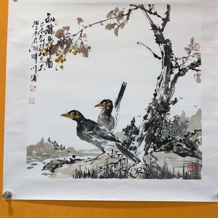 国画李川浦精品花鸟画