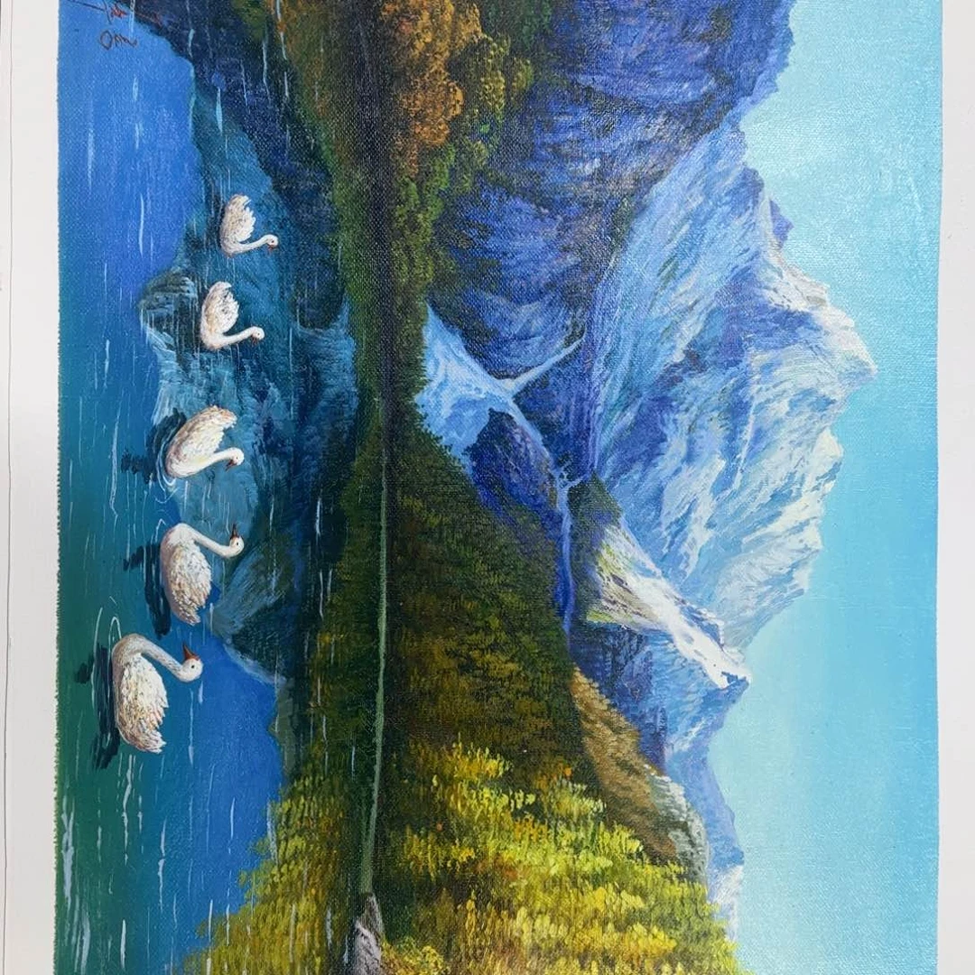 油画加油加油努力加油加油