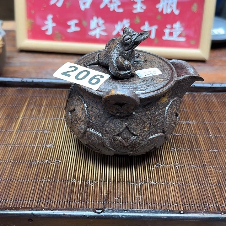 纯手工制作粗陶茶具