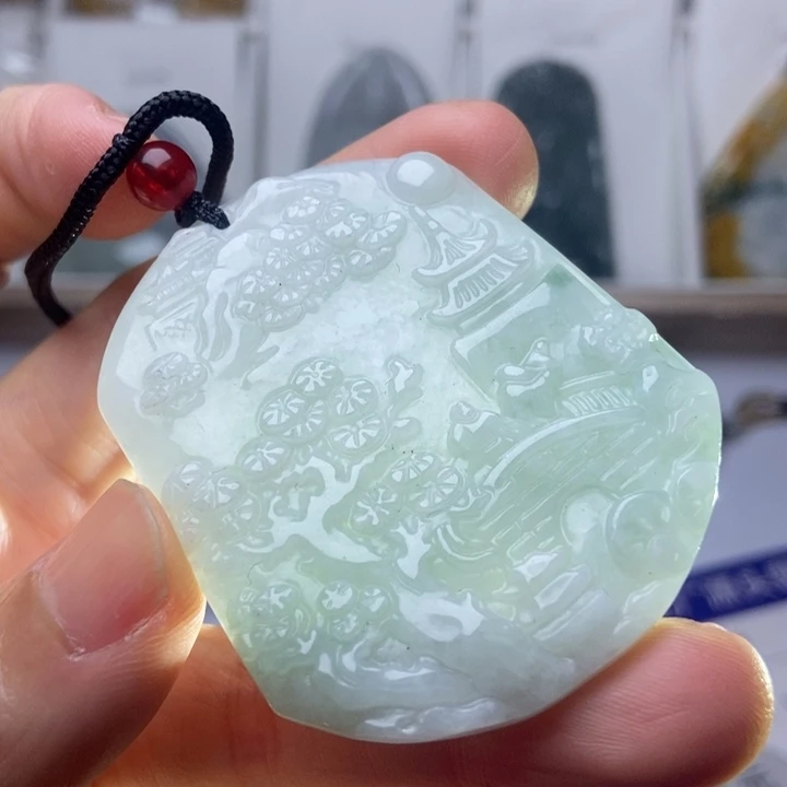 翡翠未镶嵌颈饰翡翠