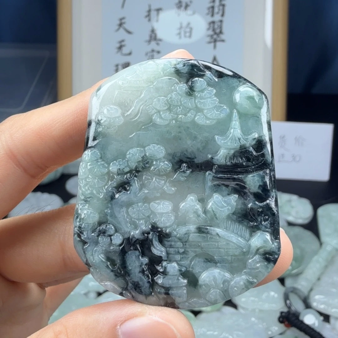 颈饰未镶嵌翡翠翡翠