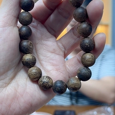 手串沉香用****3文莱黑棋圆珠单圈1.1/14多样性发一