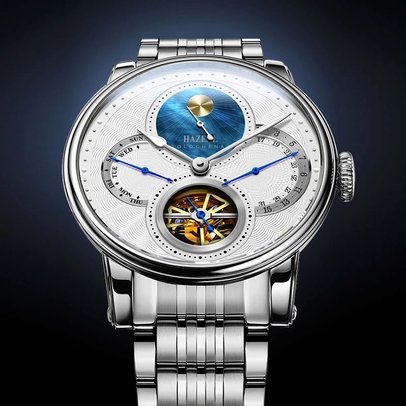 【国检直发】HAZEAL特洛榭纳系列/男士机械手表H533