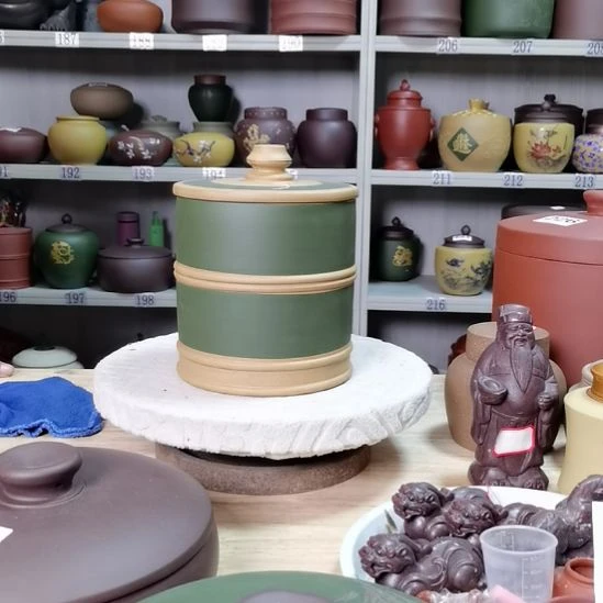 茶叶罐紫砂处理不退不换一斤左右茶叶罐5