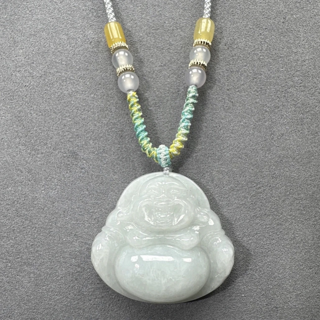 翡翠A货冰种佛公种水品质好高41【超哥宠粉】