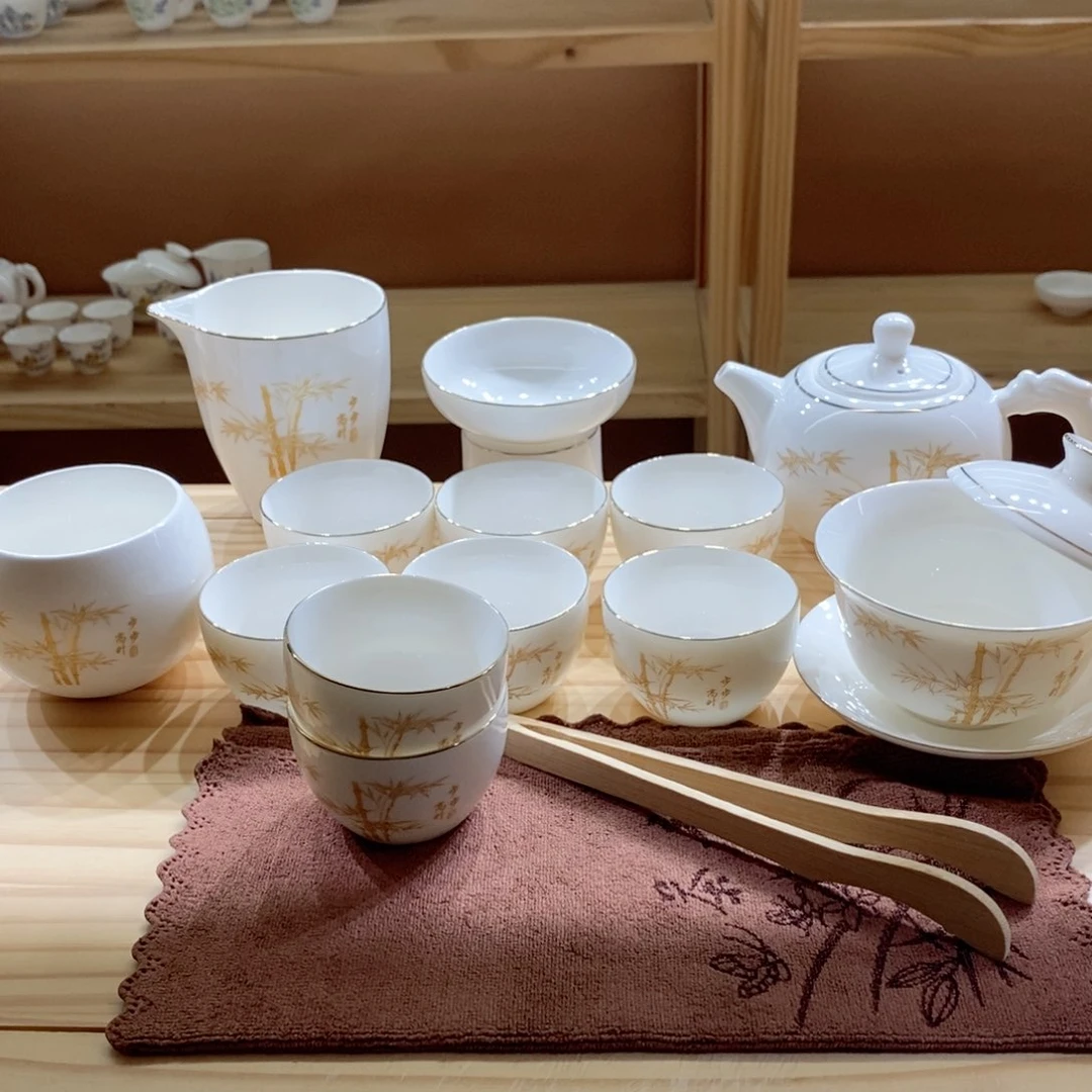 高端茶具套装步步高升16