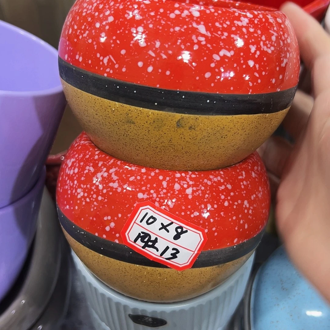 外贸尾单陶瓷花盆凑单10米包邮