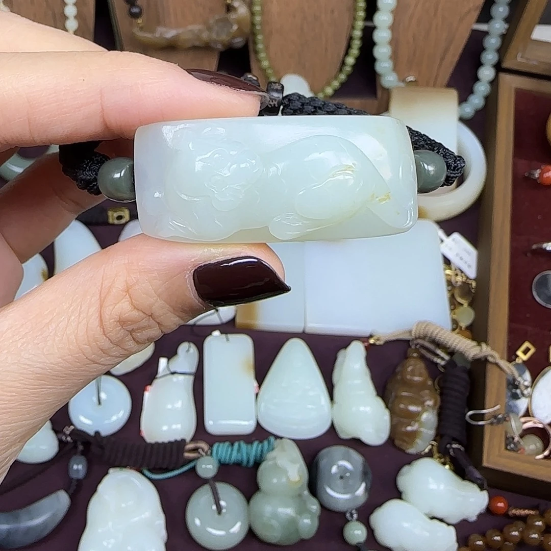 和田玉未镶嵌手链