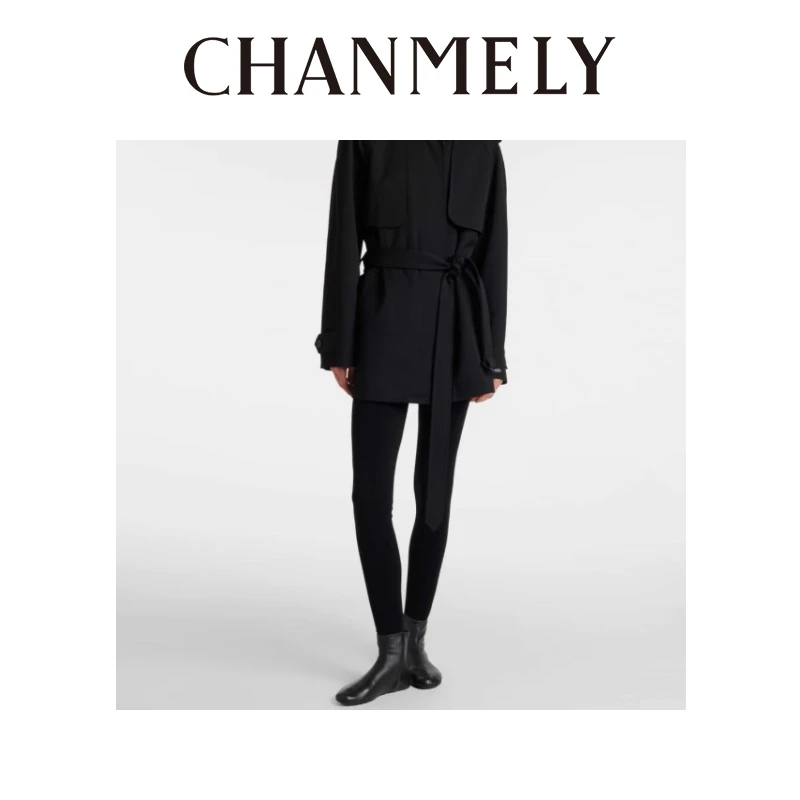 【CHANMITY】25/FW‘’row‘’极简高级高弹显瘦百搭黄金羊毛裤0251007