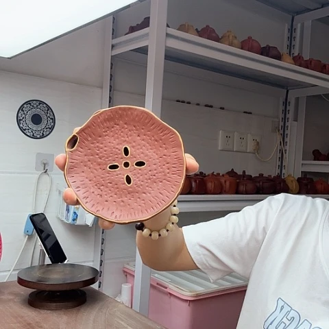 紫砂茶案储水壶承壶承