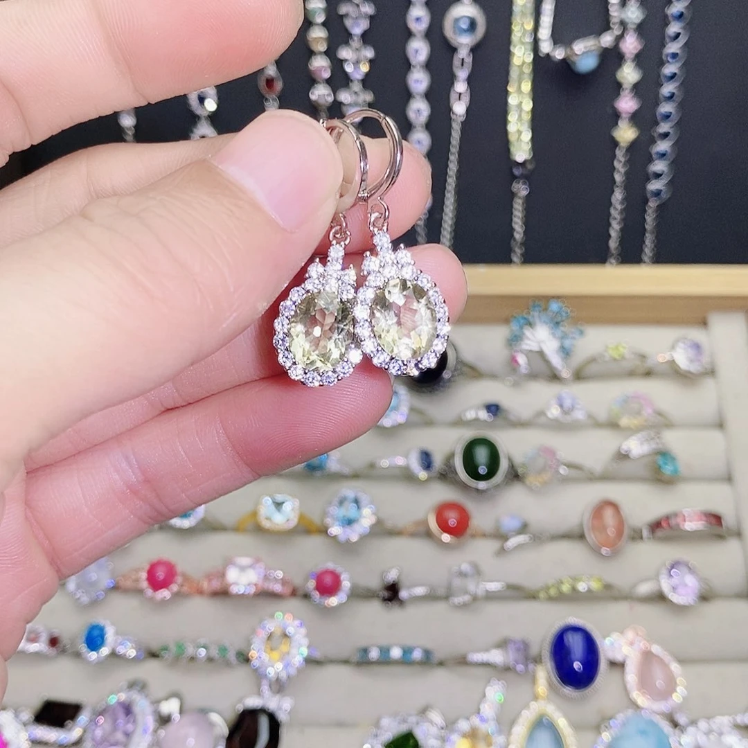 未镶嵌耳饰黄晶459