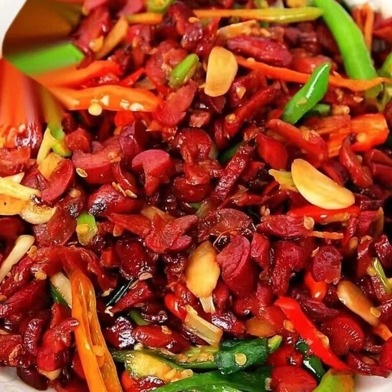 佰翊兴  青椒萝卜干260克/包（及时取件，冷冻保存）