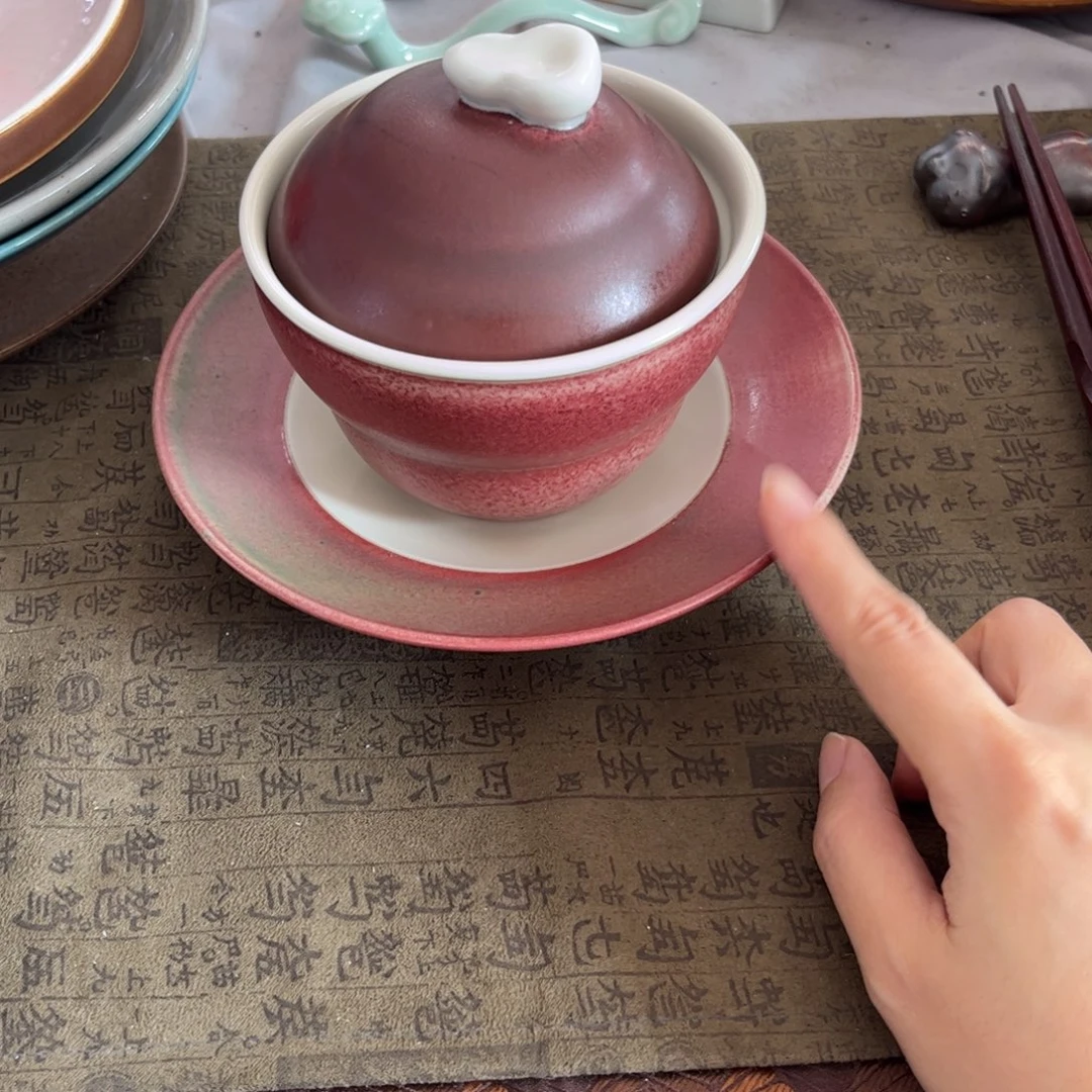 瓷景德镇粗陶复古盘碗微瑕