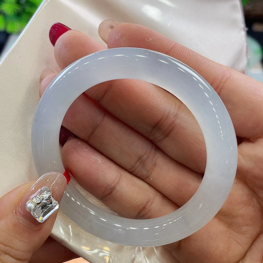 未镶嵌手镯翡翠27号种水50.5圈